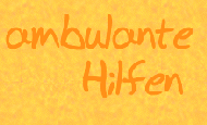 ambulante Hilfen
